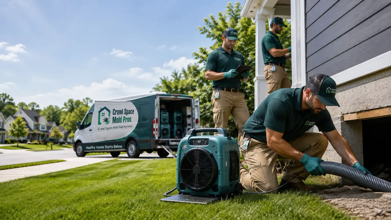 Crawl Space Mold Removal in Head Waters, VA